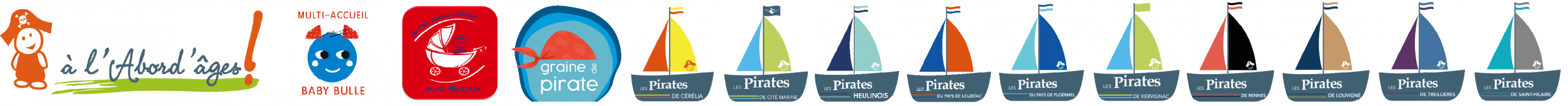 Logos groupe Les Crèches de Al